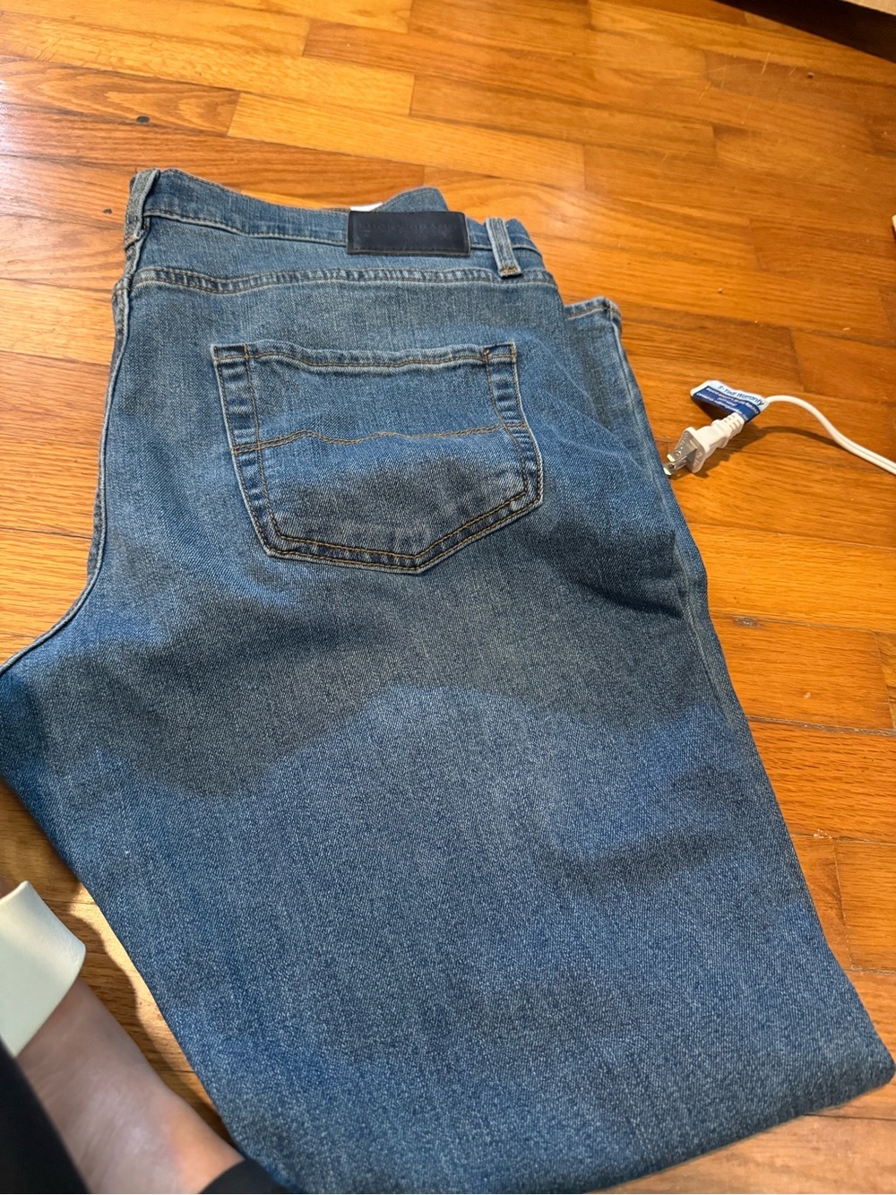 Men's Straight Blue Denim Jeans - Classic Straight Fit